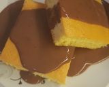 Vaníliás piskótakocka rumos-kakaós öntettel recept fázis 5 fotója