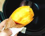 Hình bước làm 1 của món Khoai mật nướng bằng nồi chiên không dầu