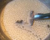 A picture of step 3 of Sabudana Kheer.