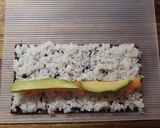 Une image de l'étape 9 de Sushis (Maki - California) Truite-Avocat.