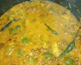 A picture of step 7 of Kamande stew (green lentils).