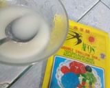 Foto langkah ke 3 dari resep Puding Lumut Santan Pandan Coklat.