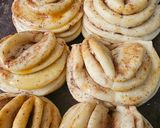 عکس مرحله 3 از دستور نان کره ای دارچینی 😋😋😋