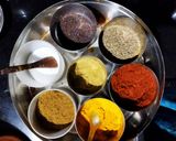 A picture of step 2 of Chole Kulcha.