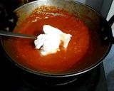 A picture of step 5 of Shahi Paneer.