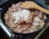 Foto del paso 4 de la receta: Ñoquis con Pavo en Salsa de Yogurt y Roquefort