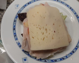 Foto del paso 3 de la receta: Sándwich de lechuga, pavo y manzana