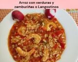 Foto del paso 14 de la receta: Arroz con verduras y zamburiñas o Langostinos