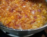 A picture of step 4 of Brinjal or eggplant Bhartha or sabji.