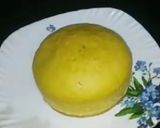 A picture of step 6 of Eggless Custard cake.