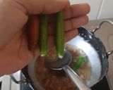 A picture of step 4 of Chintapandu pulihora / tamarind rice Andhra style.