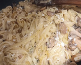 Foto del paso 7 de la receta: Tallarines con huevo y champiñones