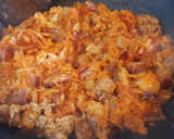 Foto del paso 4 de la receta: Macarrones al horno con salchicha y calabacín