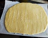 A picture of step 3 of Kaju Katli.