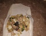 A picture of step 5 of Chicken cheese roll.