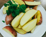 Foto del paso 1 de la receta: Papas rústicas con salsa de Queso