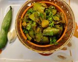 A picture of step 11 of Val Papadi Bhaji (Winter Special Broad/Flat Beans Curry).