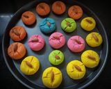 ঠান্ডাই রঙিন নানখাতাই(Thandai coloured nankhatai recipe in Bengali) রেসিপি ধাপ - 3 ছবি