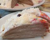 Foto langkah ke 7 dari resep Choco Mille crepes.
