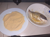 Pescado frito con ensalada🐟