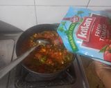 A picture of step 2 of Healthy Veg Lasagna.