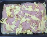 Foto del paso 5 de la receta: Torta de jamón y queso rápida y sencilla