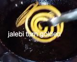 A picture of step 5 of Jalebie😋.