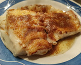 Foto del paso 7 de la receta: Bacalao Skrei con Mantequilla de Miso al limón y Cebolla caramelizada