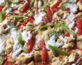 A picture of step 8 of Tawa pizza 😊.