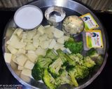 ब्रोकली सूप (Broccoli soup recipe in hindi) रेसिपी चरण 1 फोटो