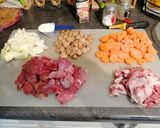 Une image de l'étape 2 de Blanquette de veau micro-ondes.