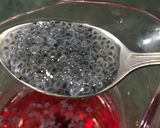 A picture of step 2 of Basil Seed Red Drink.