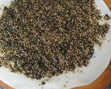 A picture of step 3 of Zaatar bake varieties (Zaatar Roll, Croissant, and bread).