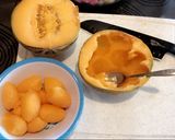 Une image de l'étape 5 de Brochette coco/melon.