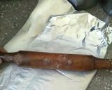 A picture of step 2 of Quick Sooji French Fries.