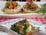 Anghinare umplute cu garnitura de legume