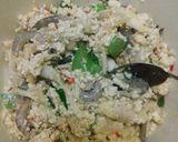Foto langkah ke 3 dari resep Pepes Tahu Jamur Udang.
