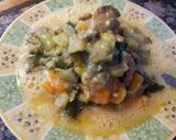 Foto del paso 5 de la receta Pastel de verduras con boletus en microondas