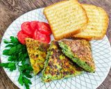 عکس مرحله 2 از دستور کوکوی سیب‌زمینی و کدو (غذای رژیمی)
