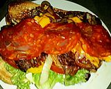 A picture of step 9 of Tex's Steak & Chorizo Sub Melt 🐄🐷🧀🍞🍲🇺🇸.
