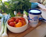 Foto del paso 1 de la receta: Salsa crema tipo caprese