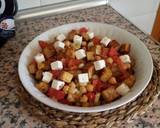 Foto del paso 7 de la receta Ensalada de garbanzos con tofu