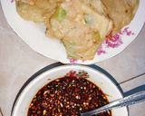 Foto langkah ke 2 dari resep Tempe mendoan dan saus kecapnya.
