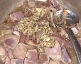 A picture of step 1 of Kaleji Masala.