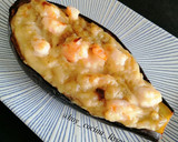 Foto del paso 12 de la receta: Berenjena rellena de langostinos