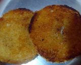 A picture of step 4 of Shahi tukda with caramelized apple.
