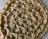 A picture of step 5 of Khooba roti with a twist of kasuri methi.