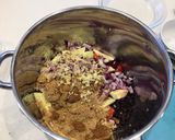 A picture of step 2 of Green Tomato Chutney.