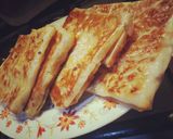 صورة لخطوة 2 من وصفة فطير مطبق بالفراخ في الطاسه 😍😋