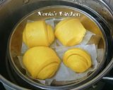 Foto langkah ke 6 dari resep Pumpkin Mantou / Mantau Labu Kuning Menul".